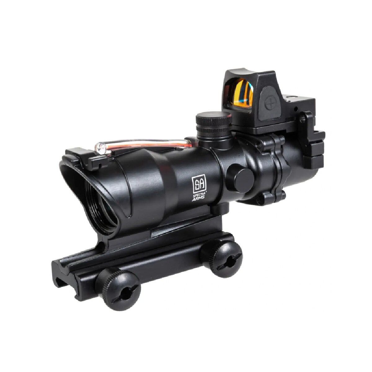 Specna Arms CORE™ RedFiber 4x32 Airsoft Dürbünü + Sharp Red Dot Siyah