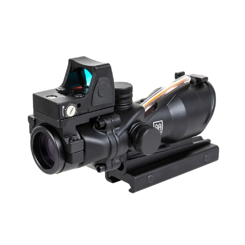 Specna Arms CORE™ RedFiber 4x32 Airsoft Dürbünü + Sharp Red Dot Siyah