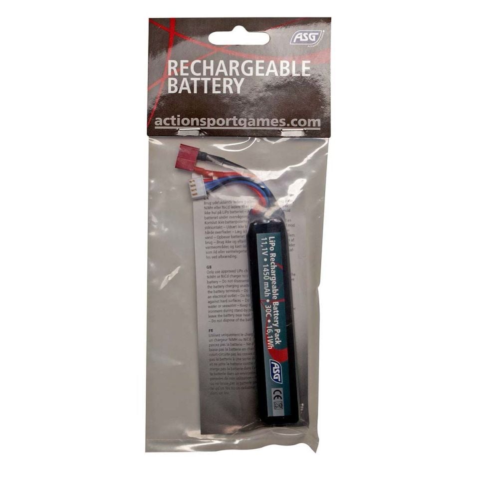 ASG 11.1V 1450 mAh 30C T-Plug LiPo Pil