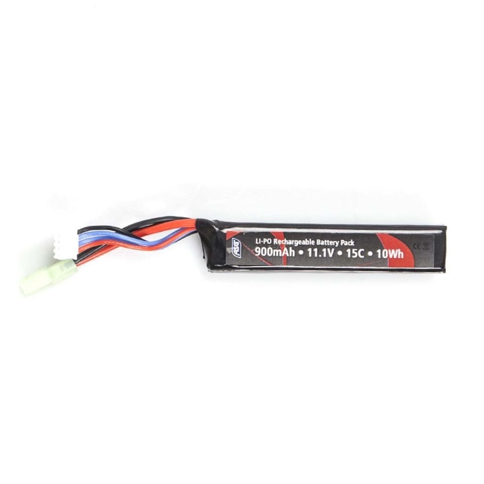 ASG 11.1V 900 Mah Single 15C Lipo Pil