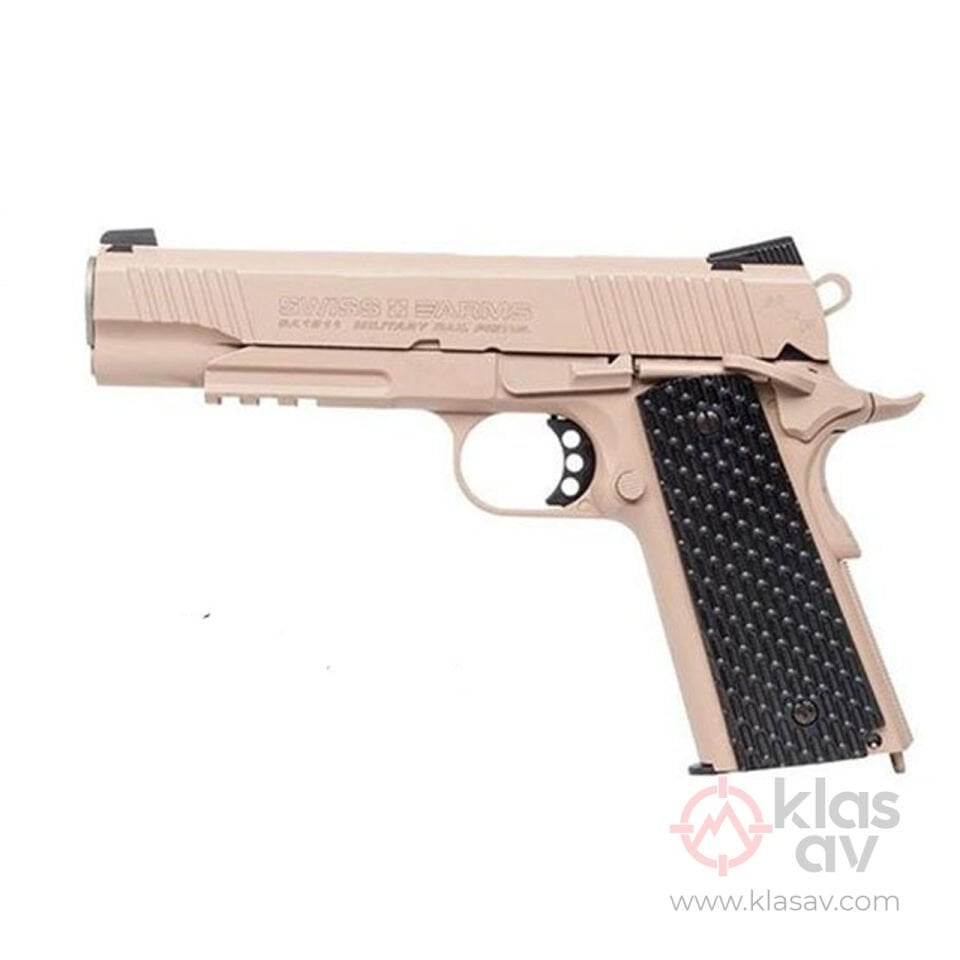 CYBERGUN Swiss Arms 1911 Metal Rail 4,5MM Havalı Tabanca