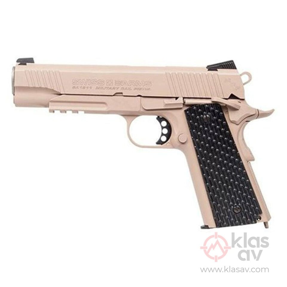 CYBERGUN Swiss Arms 1911 Metal Rail 4,5MM Havalı Tabanca