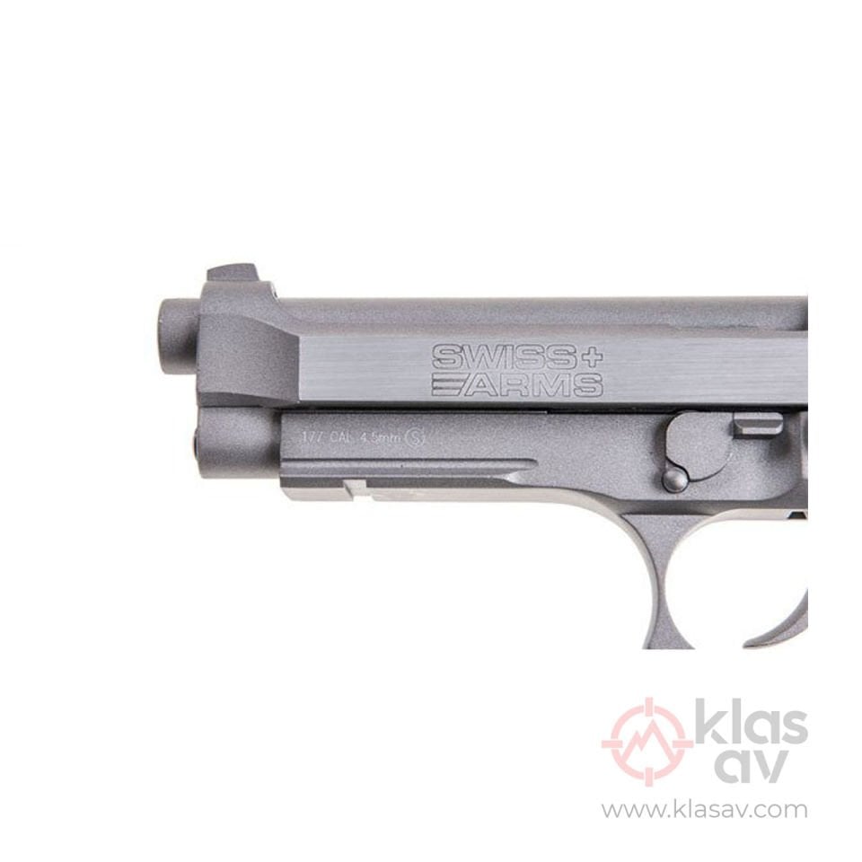 CYBERGUN Swiss Arms 92 Gümüş C6 4,5MM Havalı Tabanca