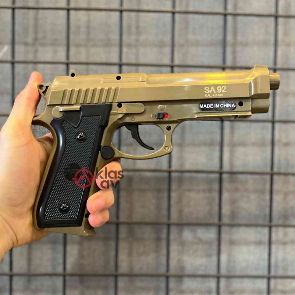 CYBERGUN Swiss Arms PT92 2,11 JM 4,5MM Havalı Tabanca