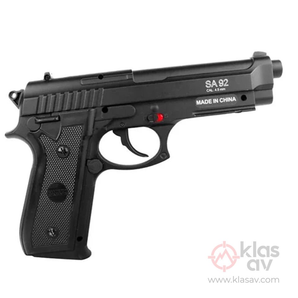 CYBERGUN Swiss Arms PT92 4.5mm JM/C6 Havalı Tabanca