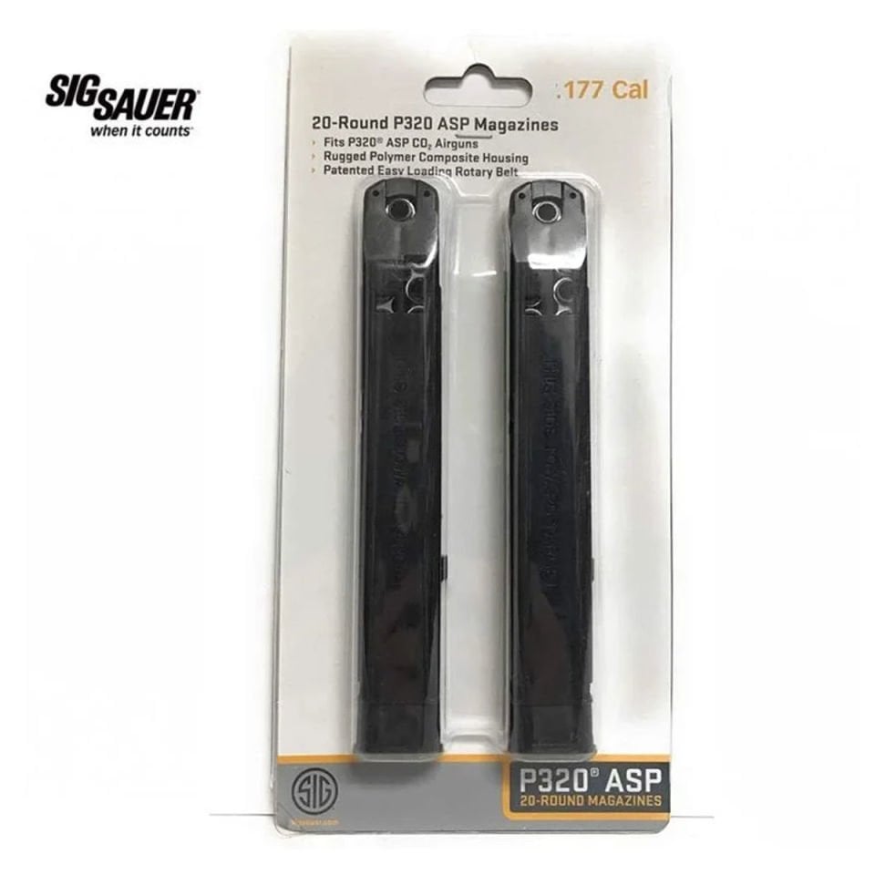 Sig Sauer P320 2'li Havalı Tabanca Şarjörü 4.5mm