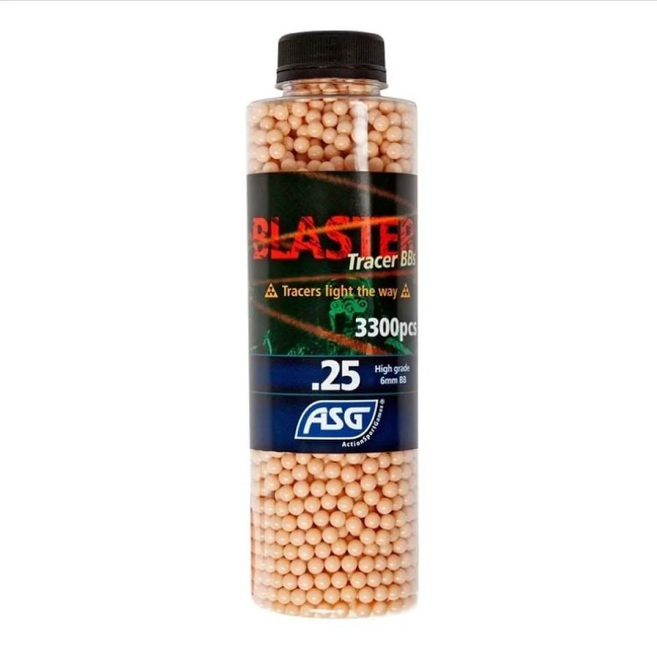ASG Tracer 0,25 Gram 3300 Adet Kırmızı AirSoft BB Mermi