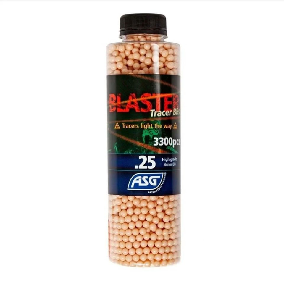 ASG Tracer 0,25 Gram 3300 Adet Kırmızı AirSoft BB Mermi