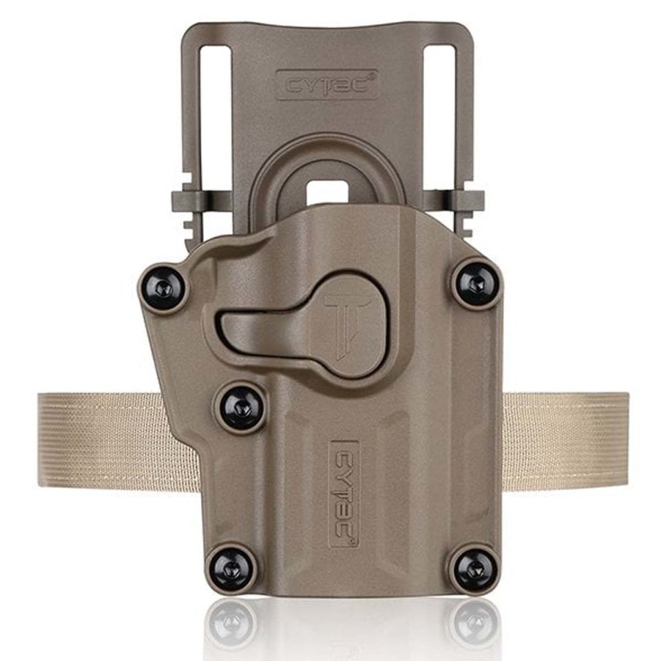 CYTAC Mega-Fit Tabanca Kılıfı Kahverengi