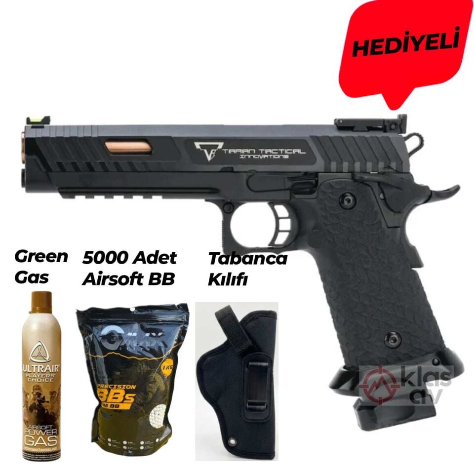 EMG Taran Tactical Lisanslı Combat Master 2011 GBB Airsoft Tabanca