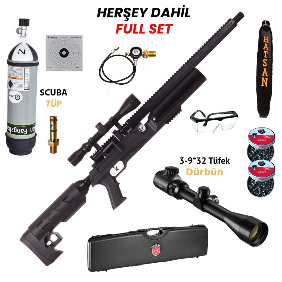 Full Set Niksan Escalede T PCP Havalı Tüfek