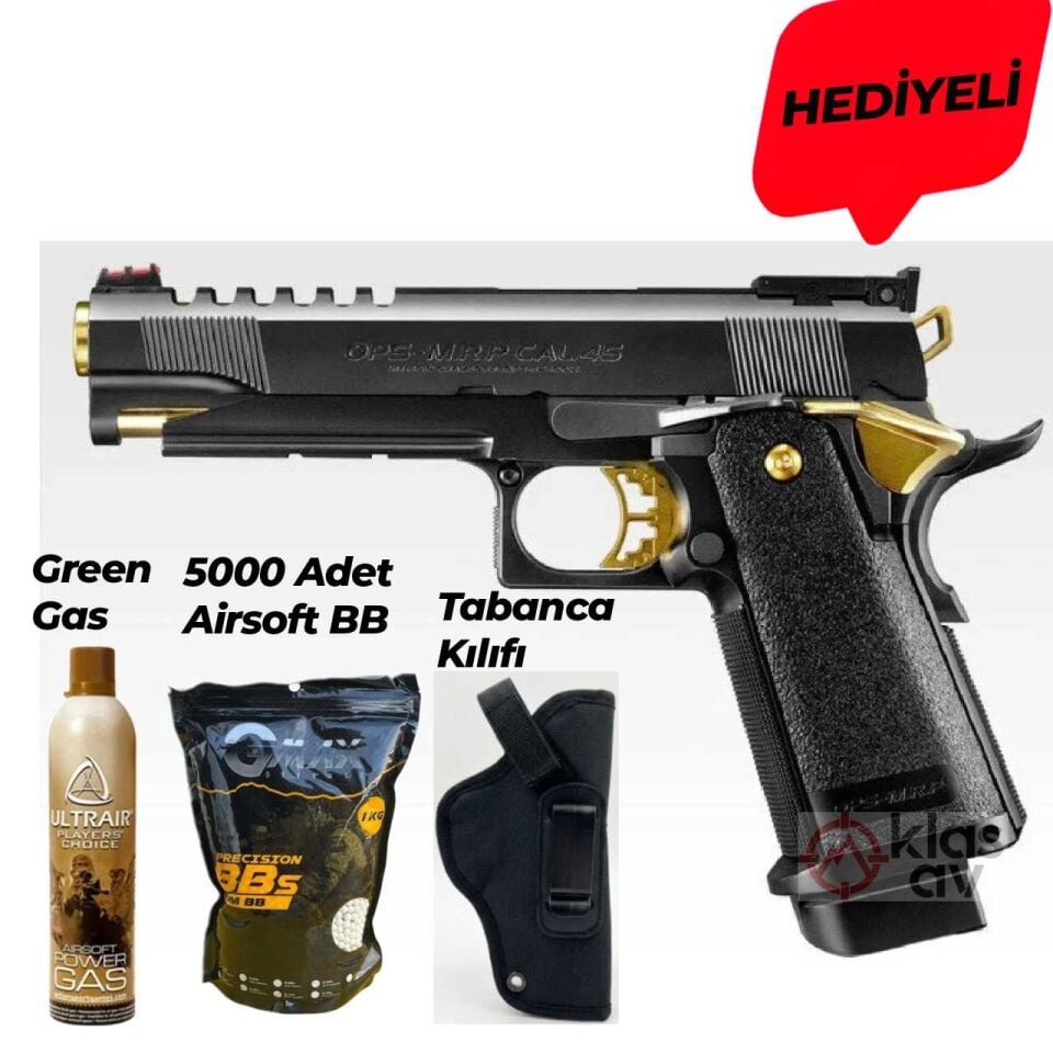 Marui Gold Match HI-CAPA 5.1 GBB Airsoft Tabanca