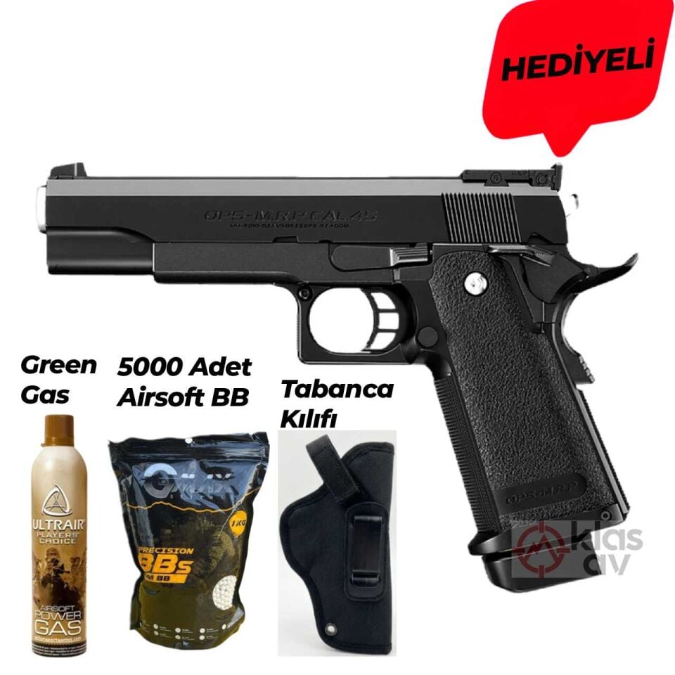 Tokyo Marui Hi-CAPA 5.1 BLACK GBB Airsoft Tabanca