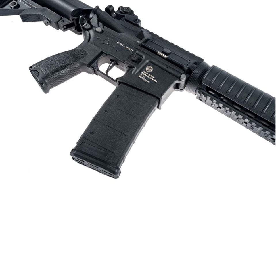 Delta Armory M4 CQB-R Charlie Grand Power Airsoft Tüfek Siyah