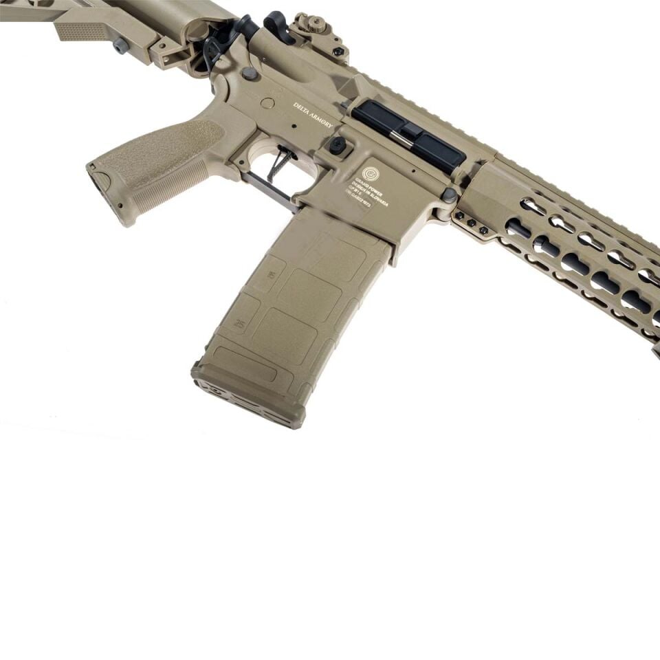 Delta Armory Grand Power M4 AR15 KeyMod 10'' Charlie Tan Airsoft Tüfek
