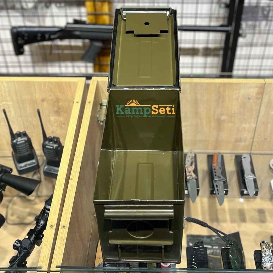 MKE Metal Mühimmat Sandığı Mermi Sandığı Fişek Sandığı Fişek Kutusu