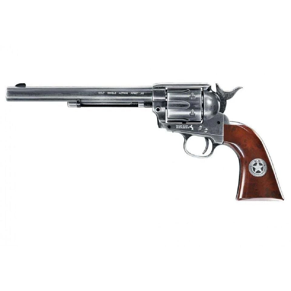 UMAREX Colt SAA .45 US Marshal 7,5 inç Antique Havalı Tabanca 4.5 mm