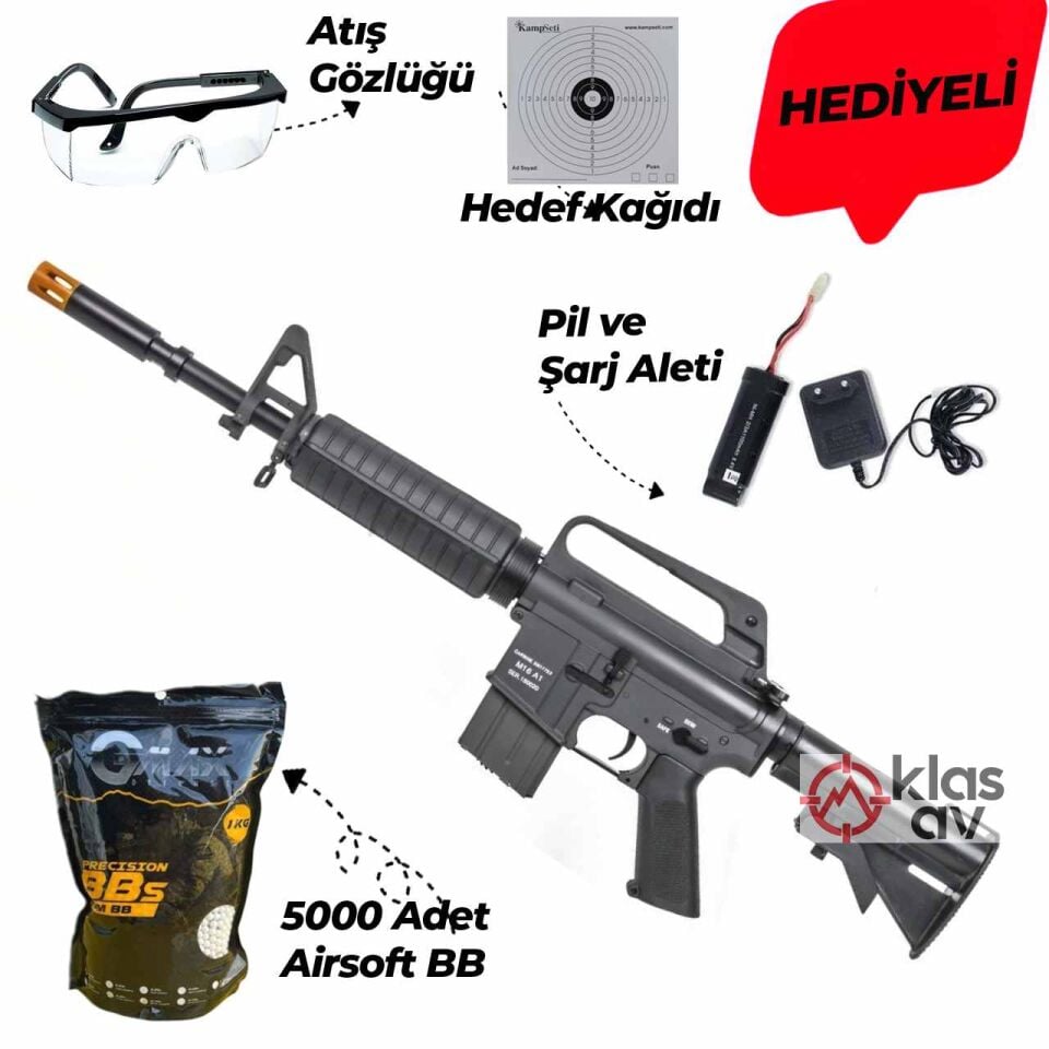Classic Army Full Metal XM177-E2 Airsoft Tüfek