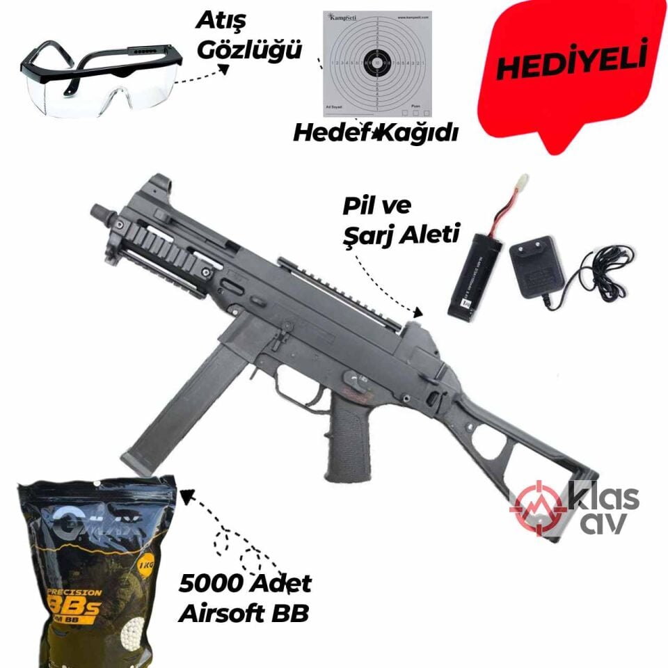 Classic Army UMC AEG SMG Airsoft Tüfek