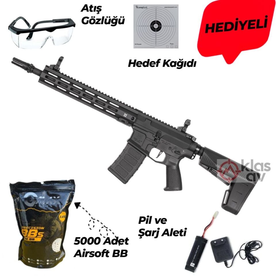 Classic Army Nemesis LS12 Airsoft Tüfek - Siyah