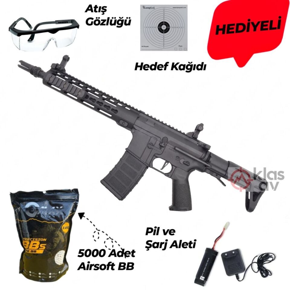 Classic Army KM10 ARS4 10'' M-LOK M4 Airsoft Tüfek