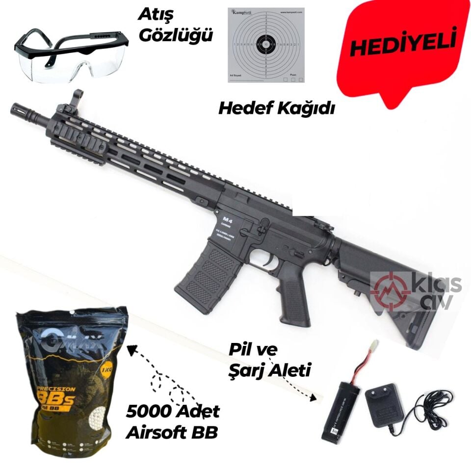 Classic Army Skirmish ML12 Airsoft AEG Tüfek - Siyah