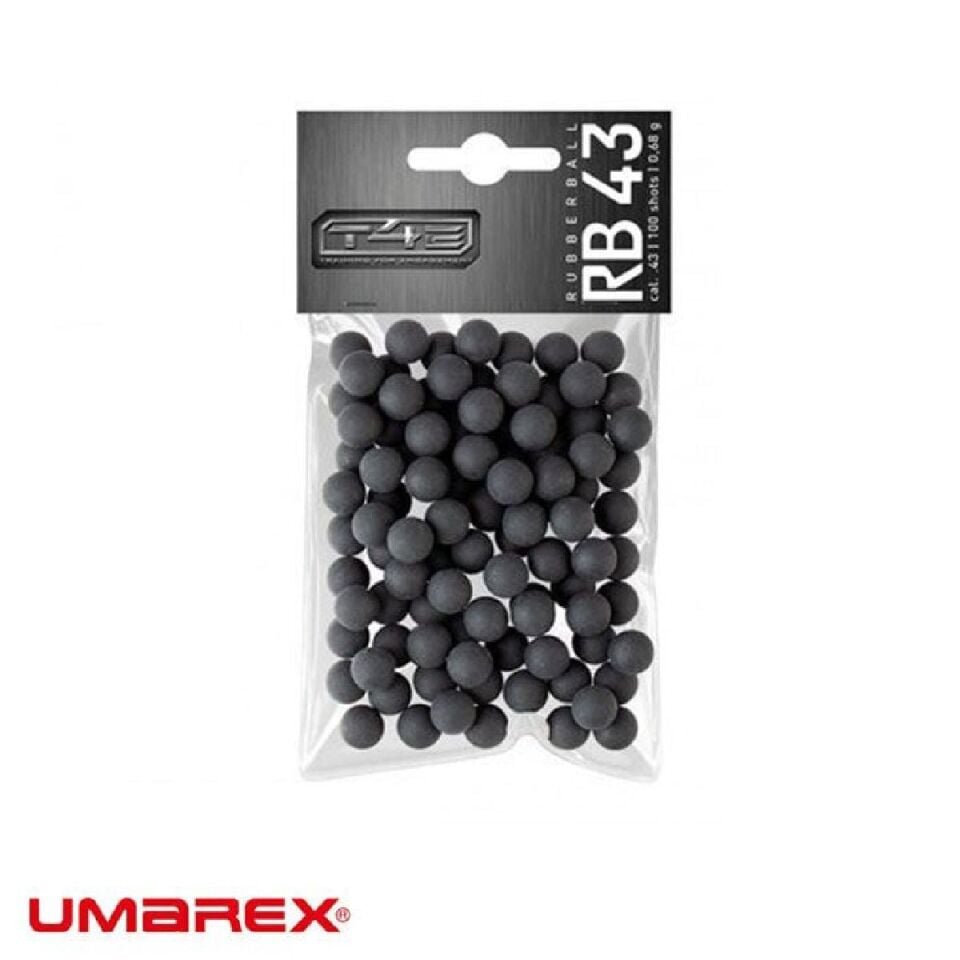 UMAREX T4E RB .43 Cal. Kauçuk Paintball Mermisi (100'lü)