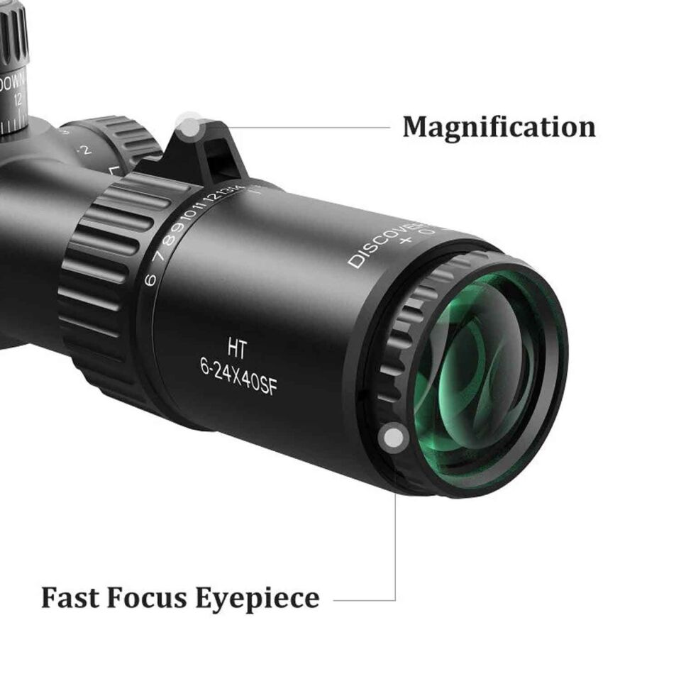 DiscoveryOpt HT 6-24X40 SF FFP Tüfek Dürbünü 30mm