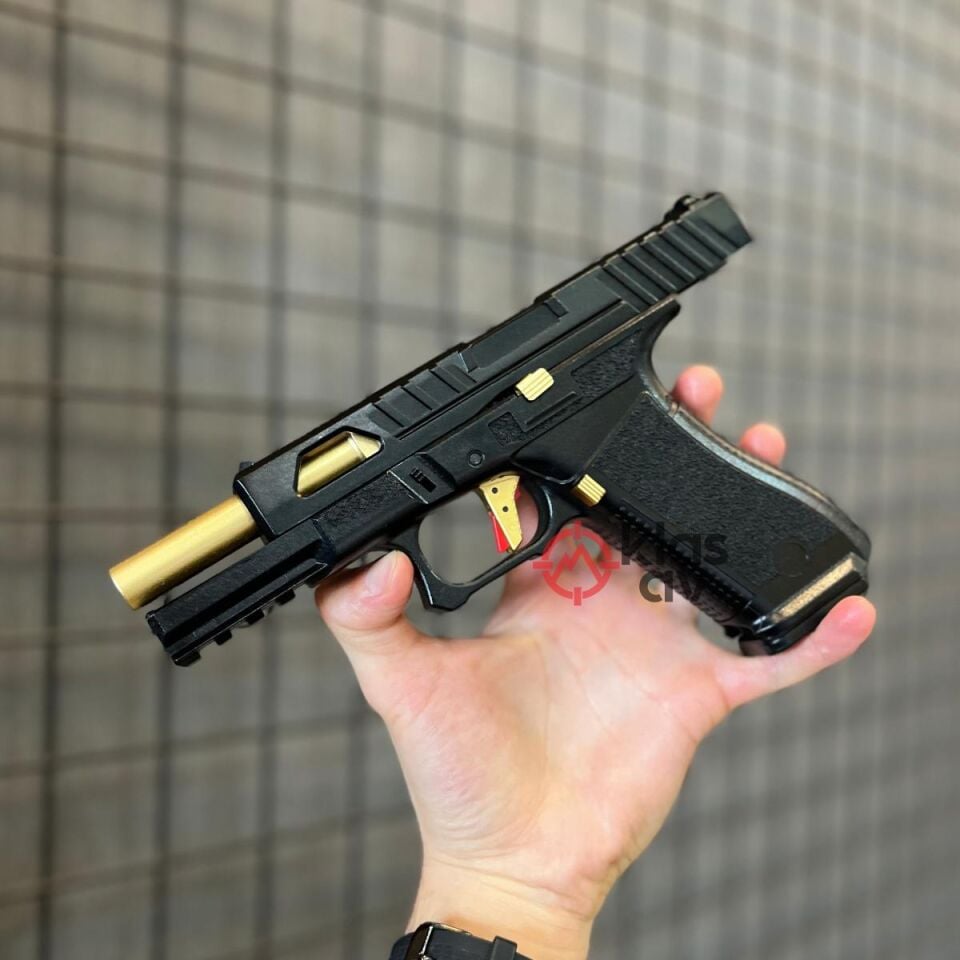 Regalarms Glock 17 S1 Custom Gold Co2 Blowback Airsoft Tabanca