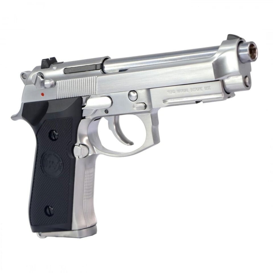 We Beretta M9a1 Rail Sılver Seri Atış Gbb Airsoft Tabanca