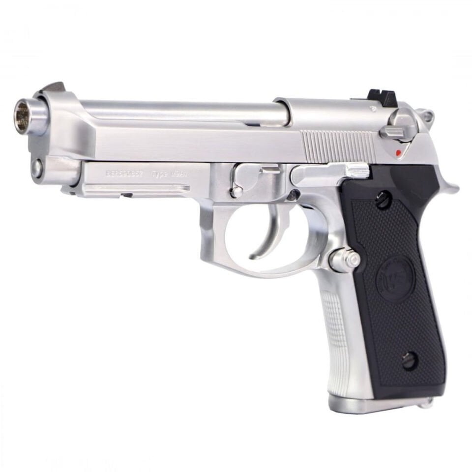 We Beretta M9a1 Rail Sılver Seri Atış Gbb Airsoft Tabanca