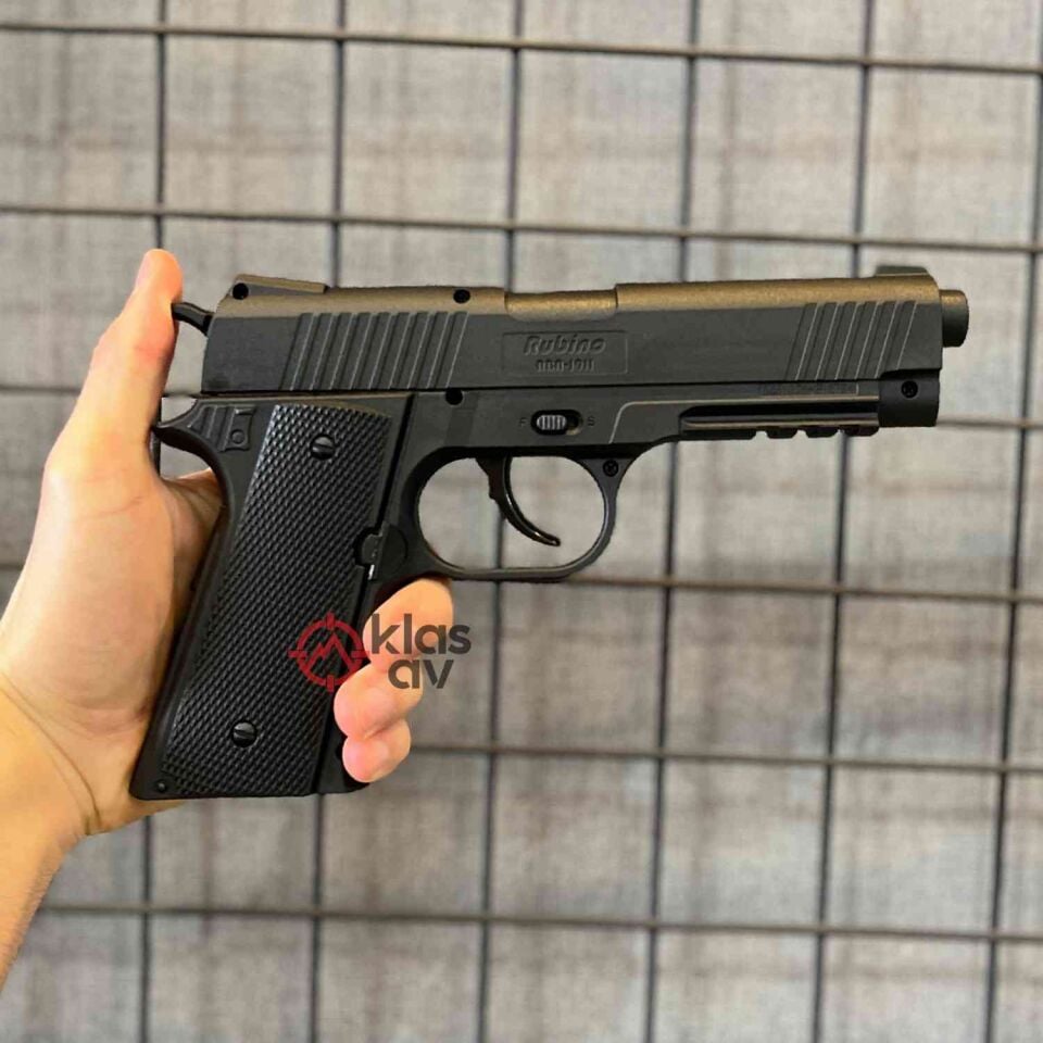 Rubino RBN-1911 Co2 Havalı Tabanca 4.5mm Siyah