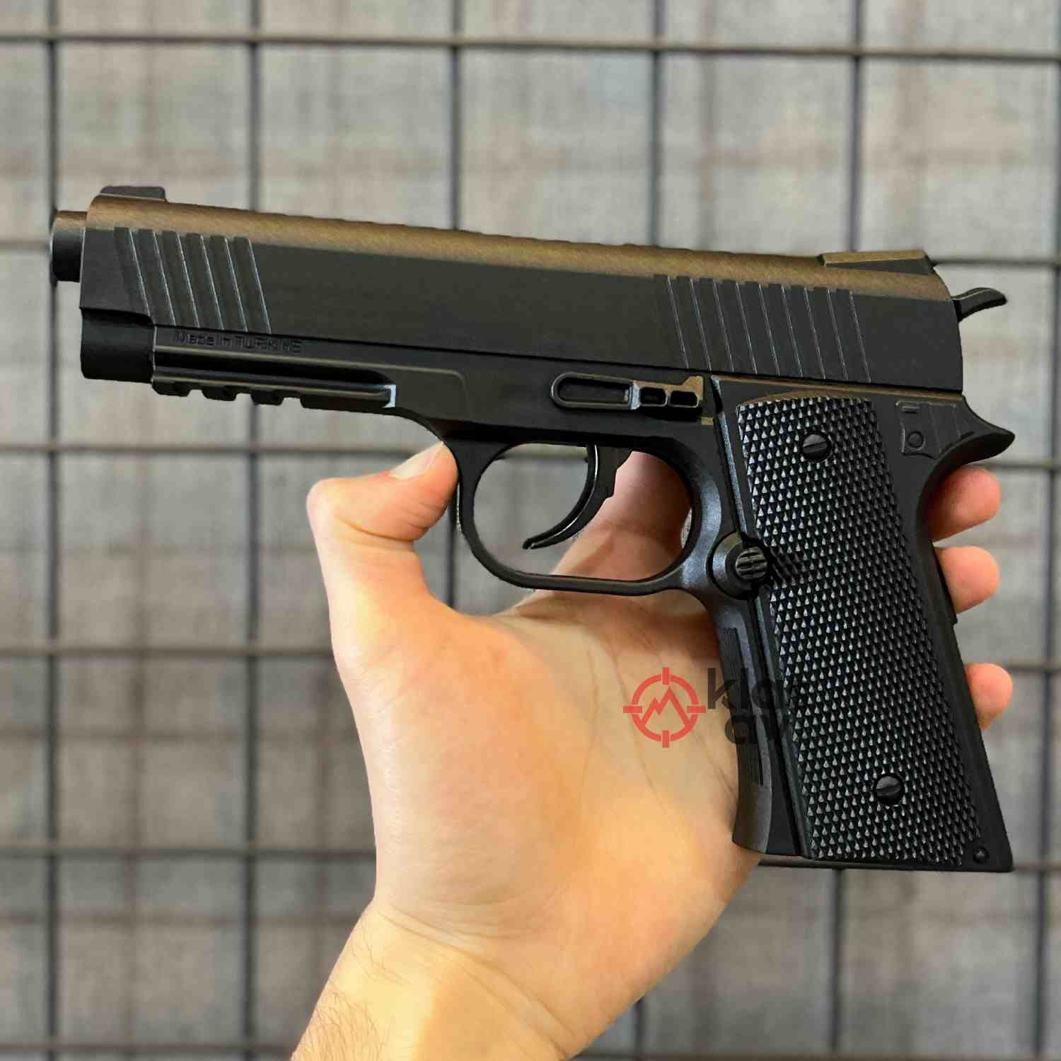 Rubino RBN-1911 Co2 Havalı Tabanca 4.5mm Siyah