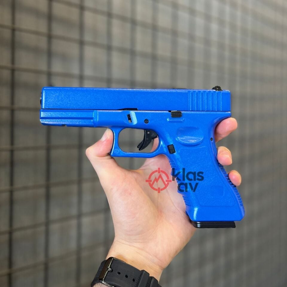 Vigor Glock 17 RA1 Blowback Airsoft Tabanca Mavi (Metal Sürgülü)