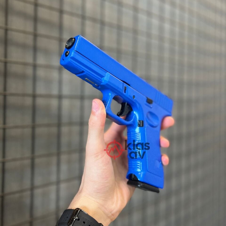Vigor Glock 17 RA1 Blowback Airsoft Tabanca Mavi (Metal Sürgülü)