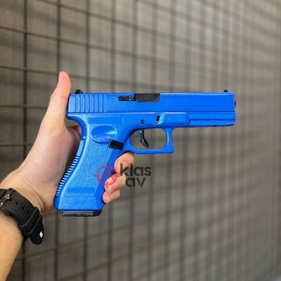 Vigor Glock 17 RA1 Blowback Airsoft Tabanca Mavi (Metal Sürgülü)