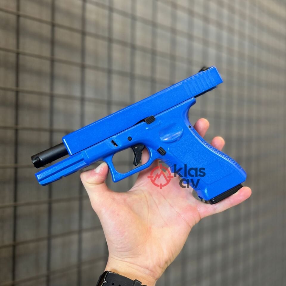 Vigor Glock 17 RA1 Blowback Airsoft Tabanca Mavi (Metal Sürgülü)