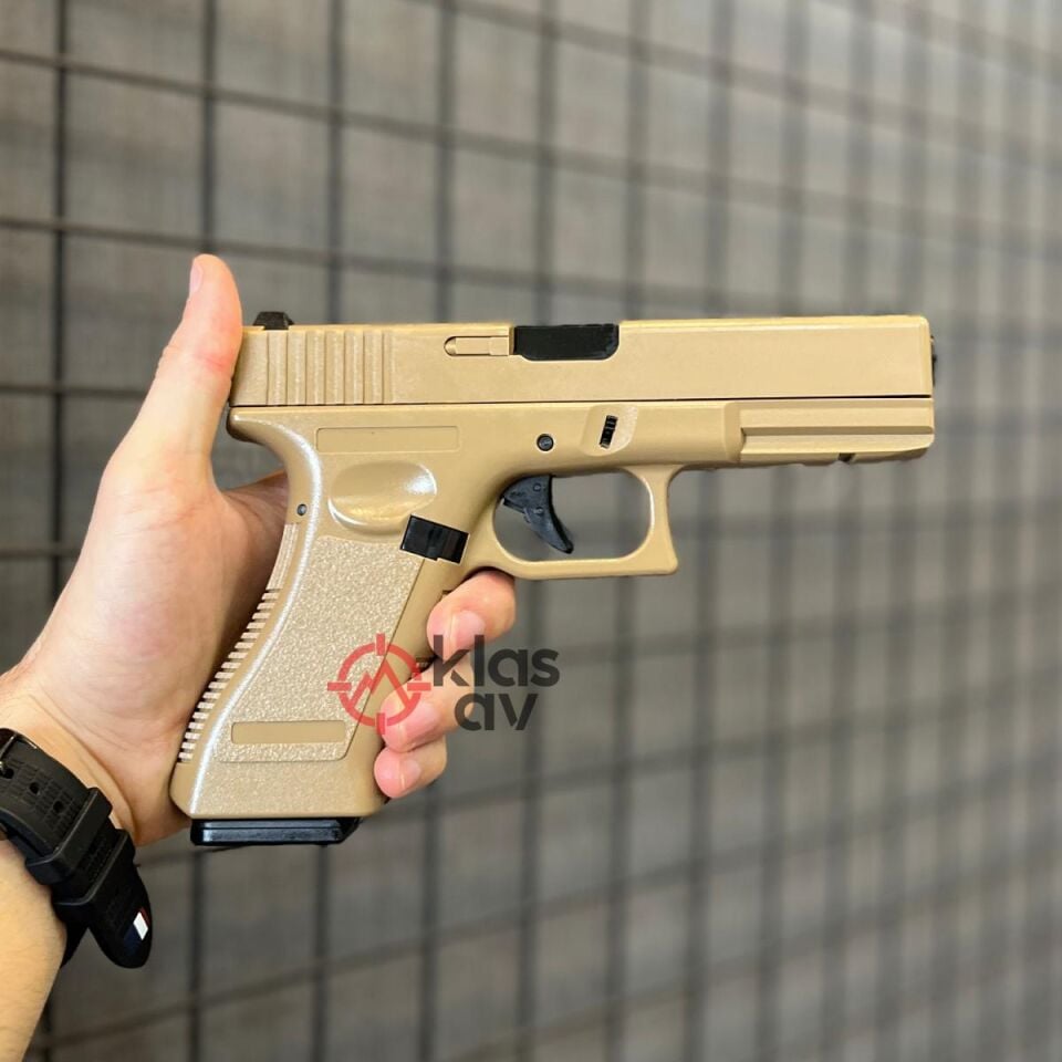 Vigor Glock 17 Polimer Blowback Airsoft Tabanca Tan