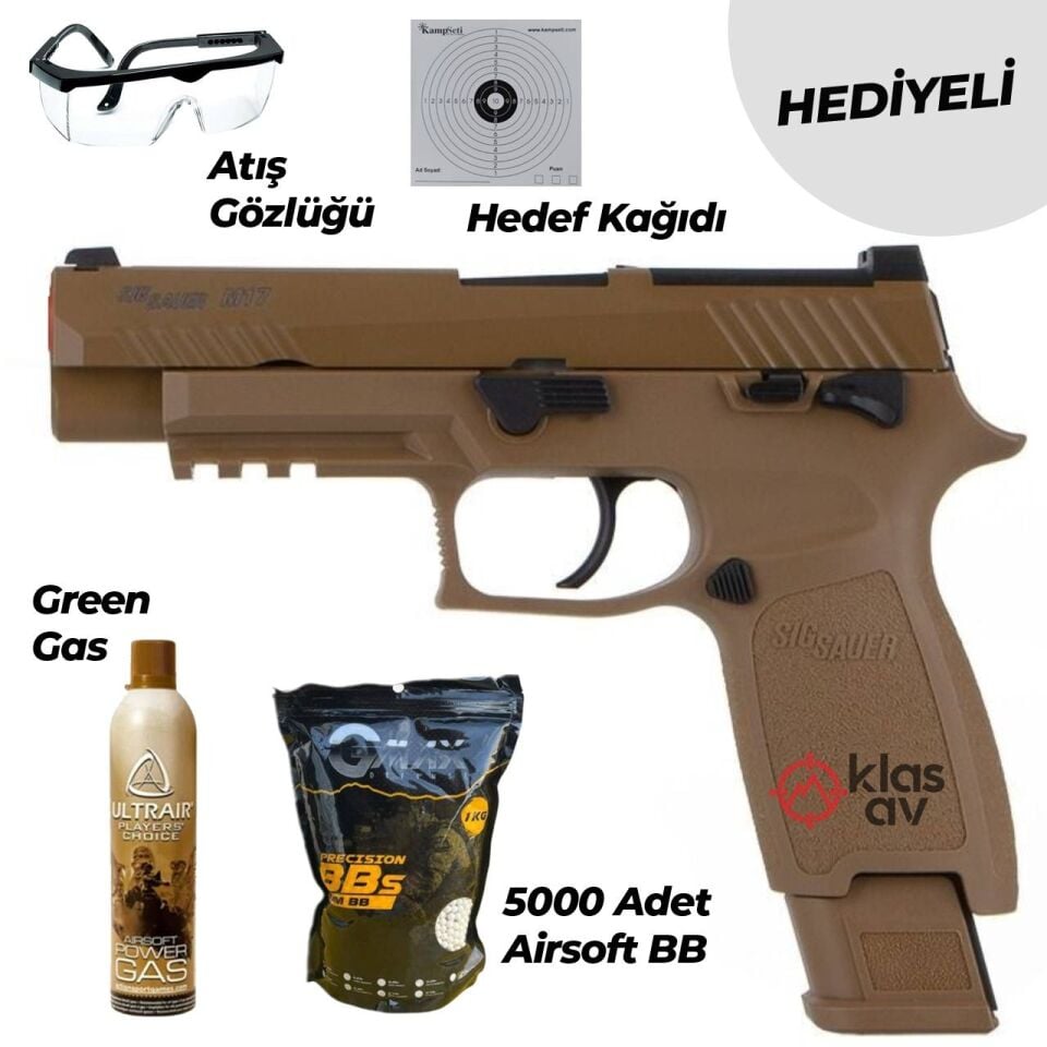 Sig Sauer P320 M17 Çöl Airsoft Tabanca 6mm