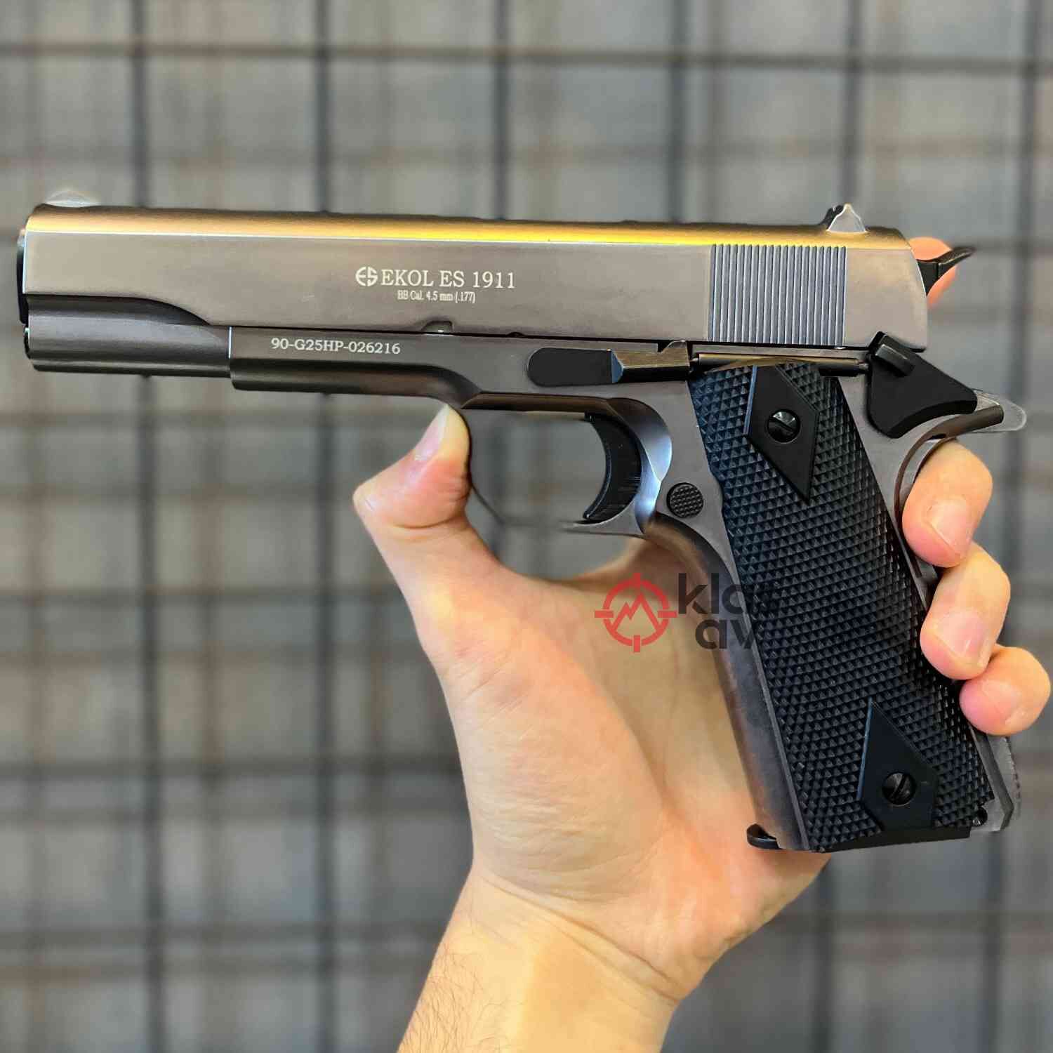 Ekol Es 1911 Colt Blowback Havalı Tabanca -Füme