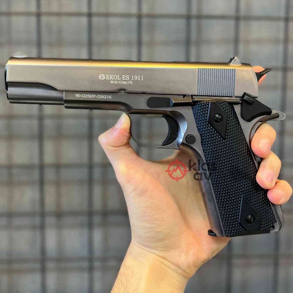 Ekol Es 1911 Colt Blowback Havalı Tabanca -Füme
