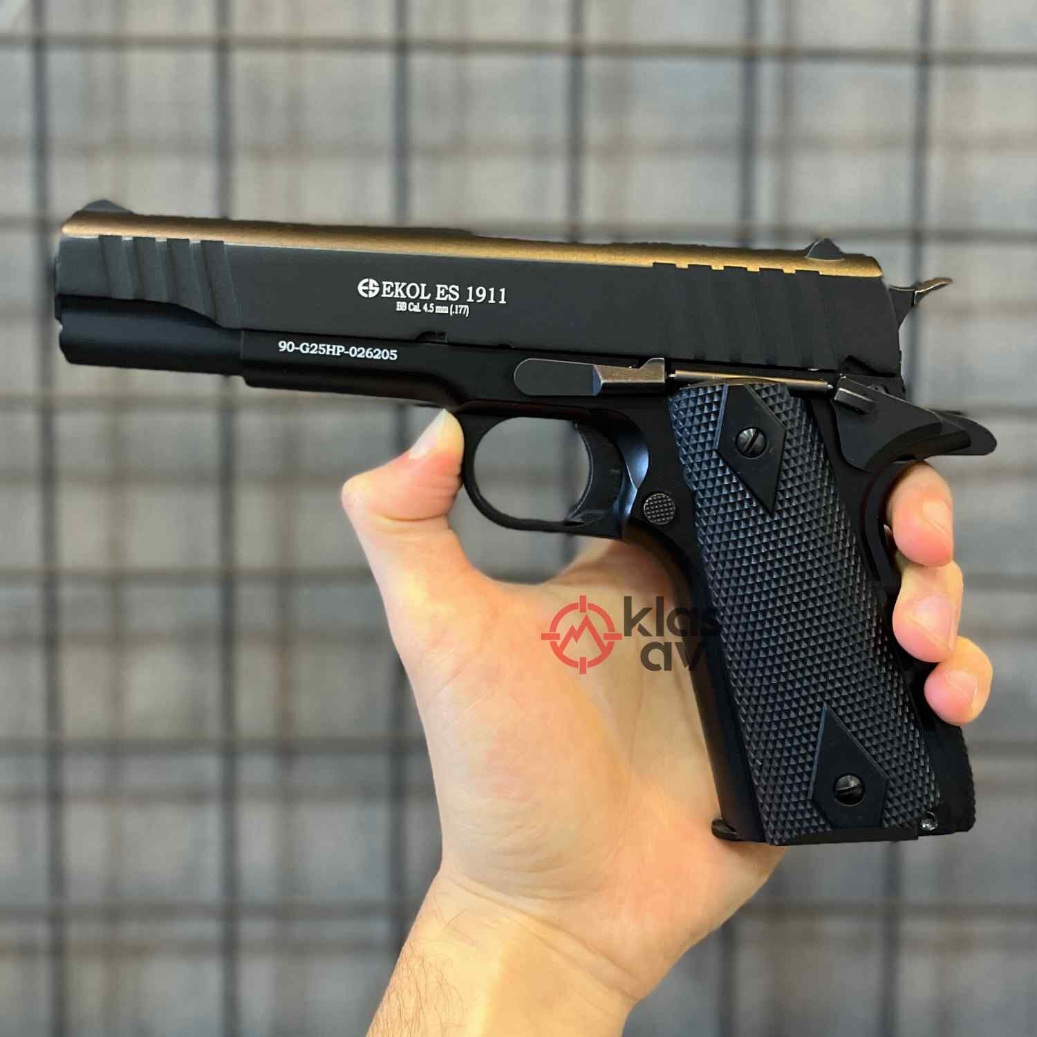 Ekol Es 1911 Colt Blowback Havalı Tabanca -Siyah