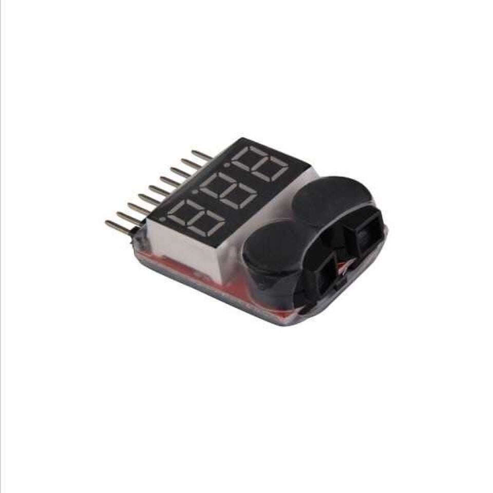1S-8S Lipo Voltaj Ölçer ve Buzzer Alarm Modülü
