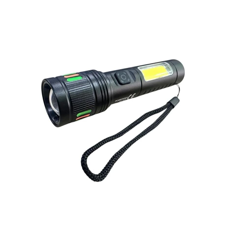 Powerdex PD-3007 Zoomlu Şarjlı El Feneri (1000 Lümen)