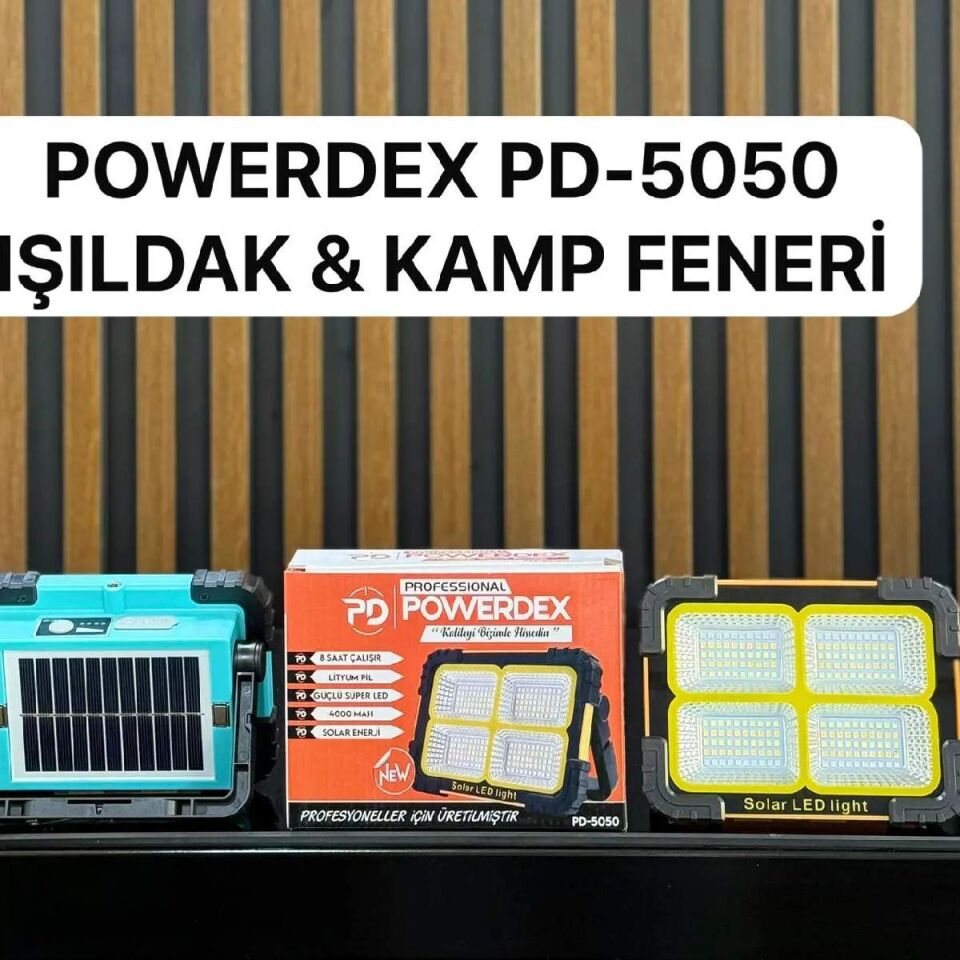 Powerdex PD-5050 Pro Şarjlı Kamp Lambası (4000 mAh)