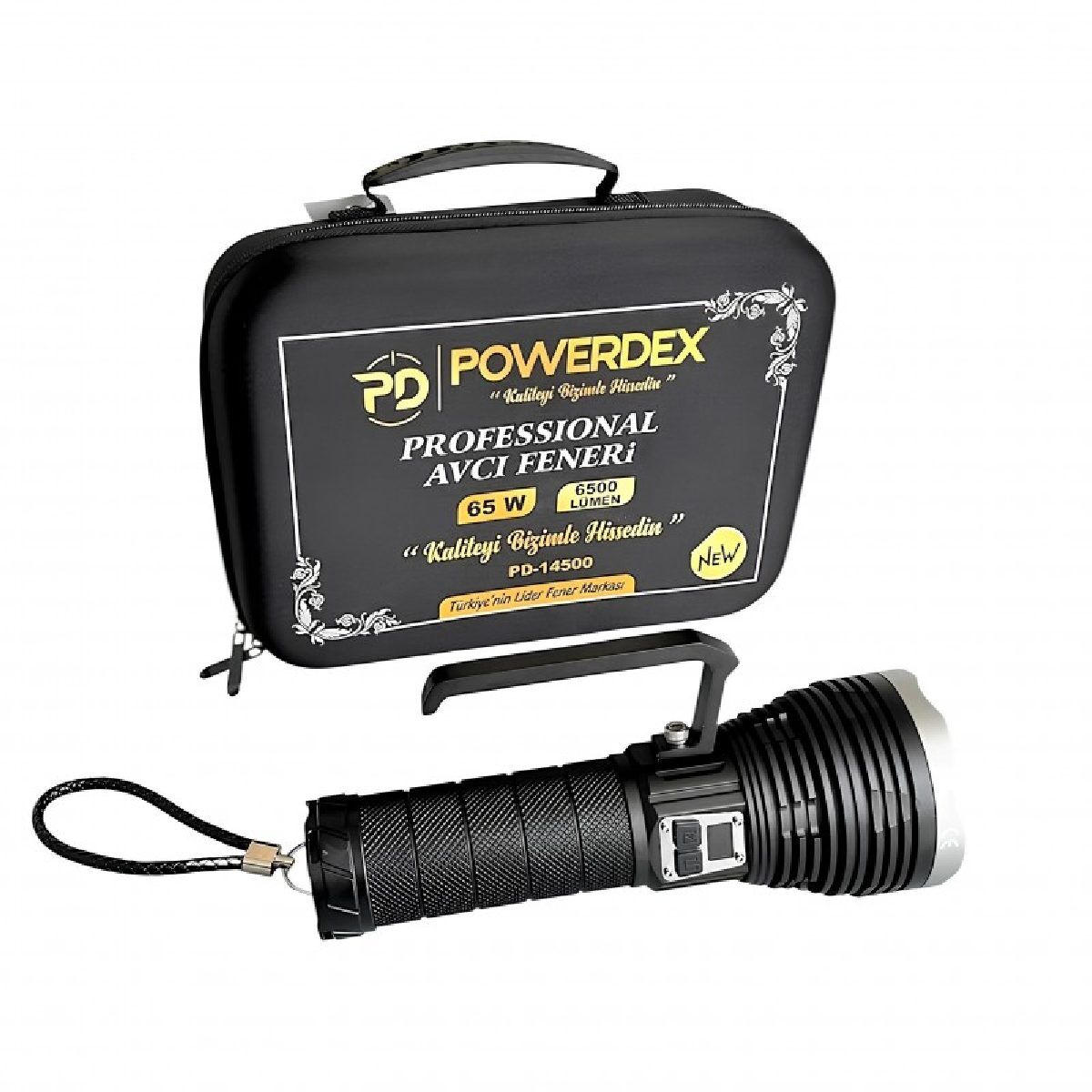 Powerdex PD-14500 Profesyonel Avcı Feneri (6500 Lümen)