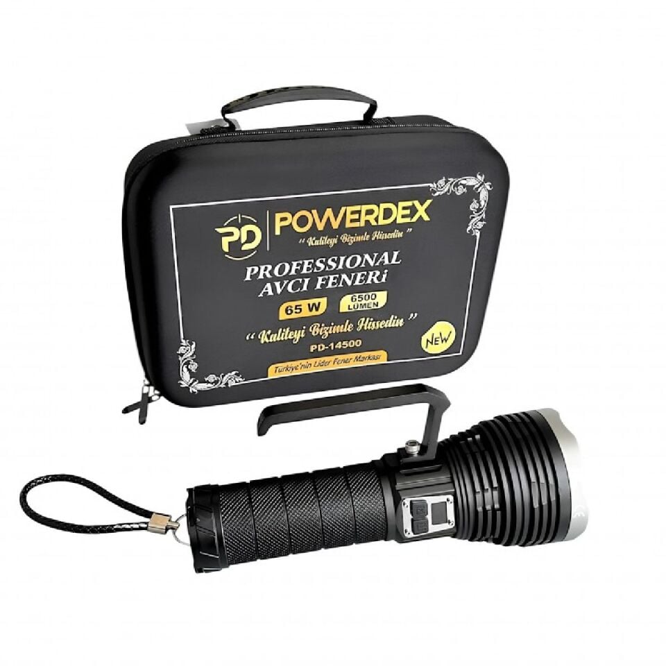 Powerdex PD-14500 Profesyonel Avcı Feneri (6500 Lümen)