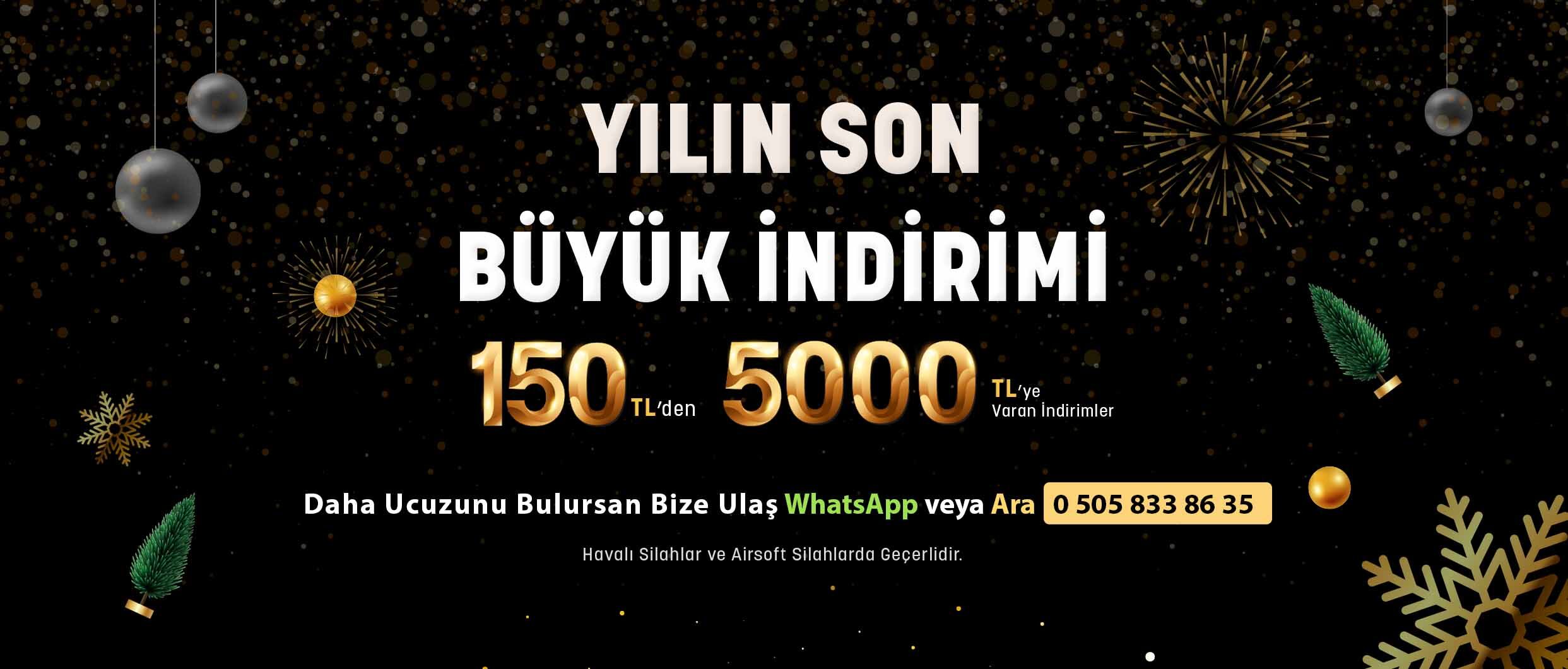 yıl sonu indirimler